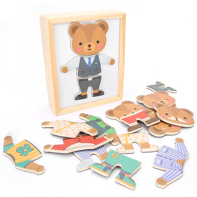 Children Magnetic Puzzle Jigsaw Interactive Brain Development Toys Educational ToyType