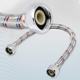Single-Hole High-Pressure Kitchen Faucet with Adjustable Hose Washbasin Adjuster 40cm 20ea
