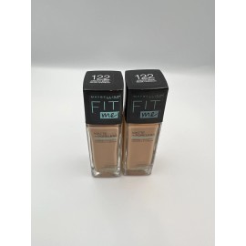 Maybelline New York 2 PACK Maybelline Fit Me Foundation Matte + Poreless Shade 122 Creamy Beige 1oz