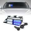 LITUPDAW LED Dash Emergency Strobe Light Interior Front/Rear Windshield with