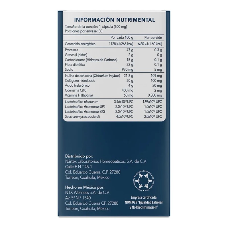 Probióticos Para Piel 40 Billones Ufc Meta Glow 30caps 2pack