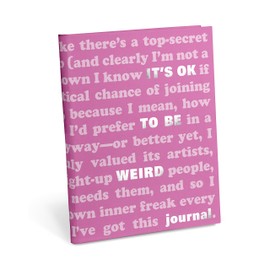 Knock Knock It's OK to Be Weird Journal