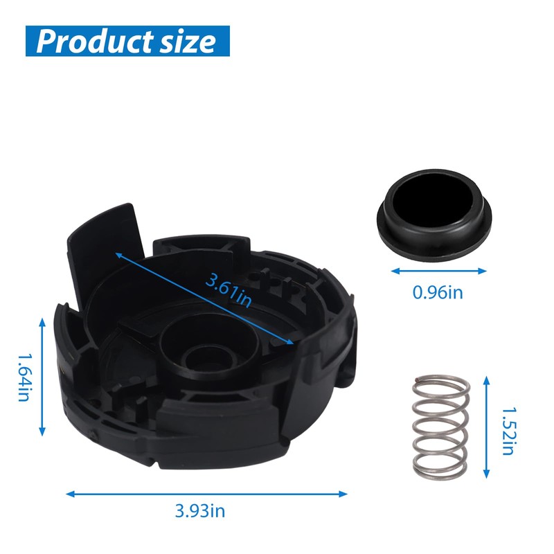 ZJZZJZ X472000070 Speed Feed 400 Trimmer Head Cap and Spring
