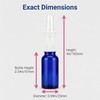 ericotry 6PCS 10ml/0.34oz Empty Glass Refillable Nasal Spray Bottles Fine