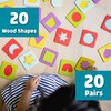 Chuckle & Roar - Matching+ Wooden Sensory Shapes - Logic