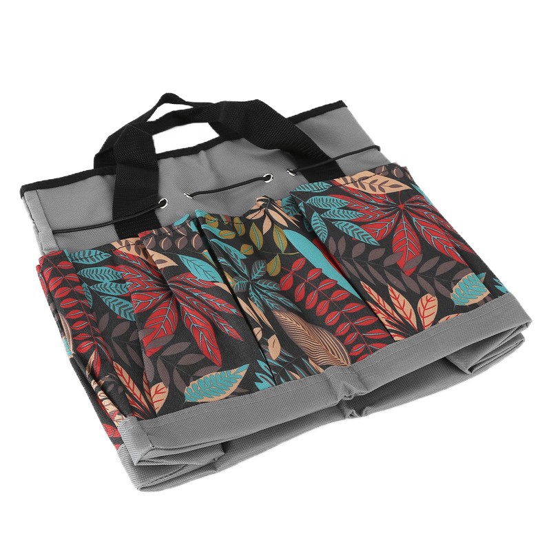 Garden Tote Bag 600D Oxford Cloth Multiple Pockets Lightweight and