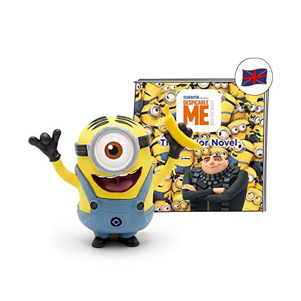 tonies Audio Character for Toniebox, Despicable Me - The Junior Novel, Audio Book Story read by Tim Curry, Audiobook for Children for Use with Toniebox Music Player (Sold Separately)