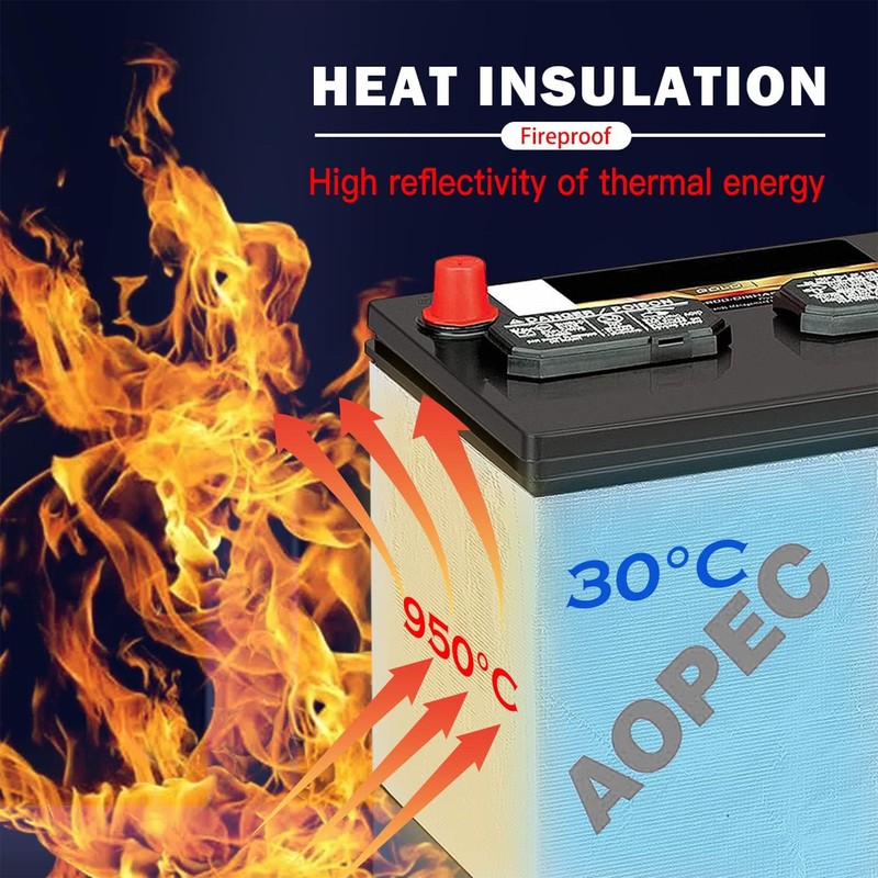 AOPEC Battery Insulation Kit Fits Most Top And Side Mount