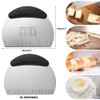 CHENGBAO Acero Inoxidable Raspa de Cocina，Multifuncional Espatulas Reposteria，Con Mango Espátula