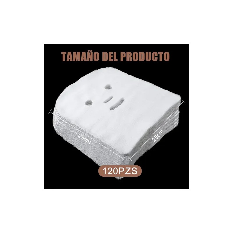 ANEBAKE 120pzs Mascarilla Gasa De Algodón Para Faciales Cuidado Piel