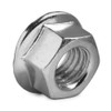 M10 Hexagon Nut With Non-Serrated Flange Steel cl.8 Zinc Plated