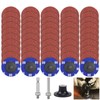 Sanding Disc Pads, 2 Inch 80 mm Sanding Disc Set,