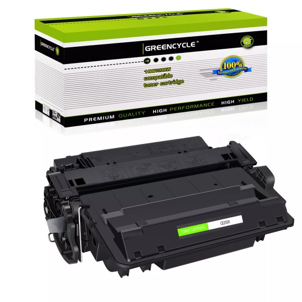 GREENCYCLE CE255X Toner Cartridge Fit For HP LaserJet Enterprise P3015