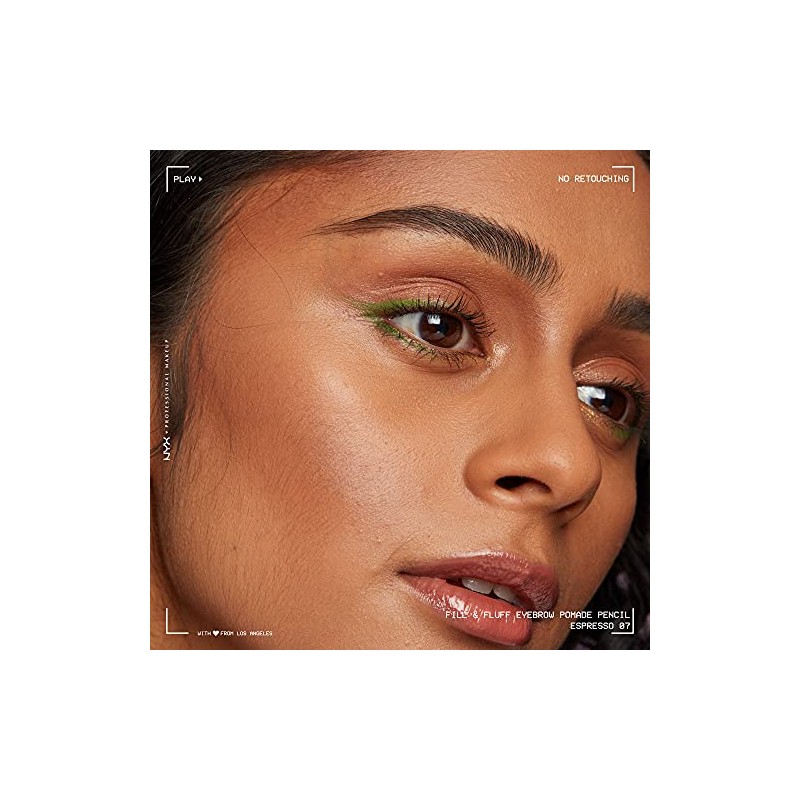 NYX PROFESSIONAL MAKEUP Fill & Fluff Eyebrow Pomade Pencil, Espresso,