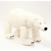 GracesDawn Stuffed Animals - Polar Bear, Lifelike White Polar Bear