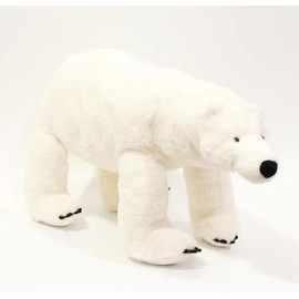 GracesDawn Stuffed Animals - Polar Bear, Lifelike White Polar Bear Plush, Large Stuffed Animals. (White 26 inches Long)