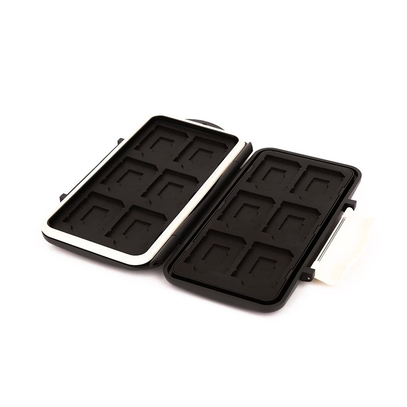 Memory Card Case for 12xSD or 12microSD Cards, Data Protection