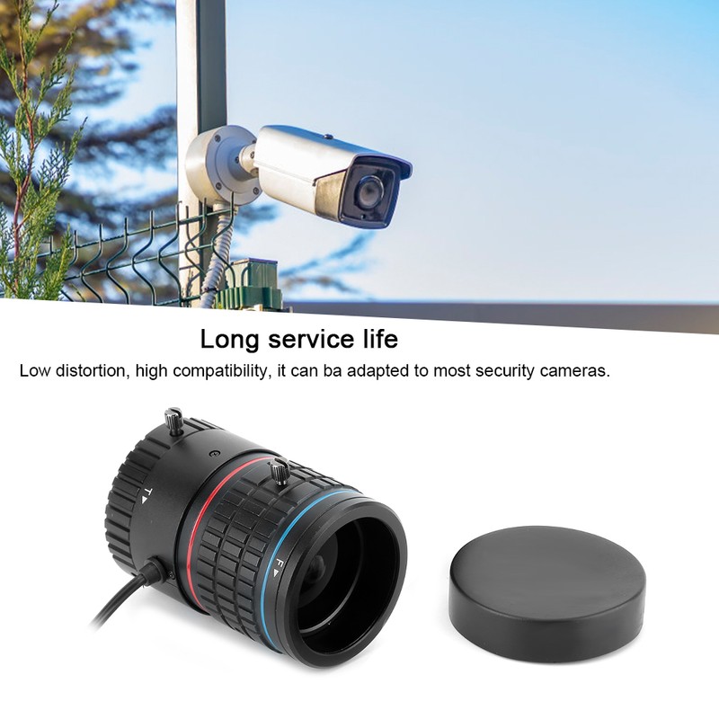 Auto Focus CCTV Security Camera Zoom Lens 8MP 3.8-16mm 1/1.8