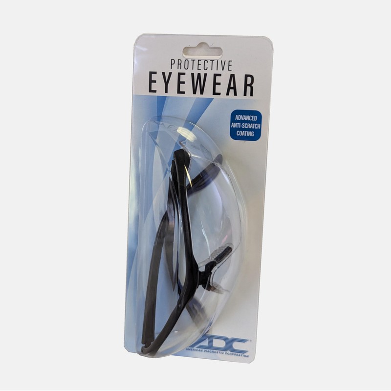 ADC 5002BKQ Deluxe Full-Frame, Length-Adjustable Protective Eyewear with UVA and
