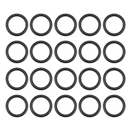 sourcing map Nitrile Rubber O-Rings 19.3mm OD 14mm ID 2.65mm Width, Metric Nitrile Rubber Sealing Gasket, Pack of 20