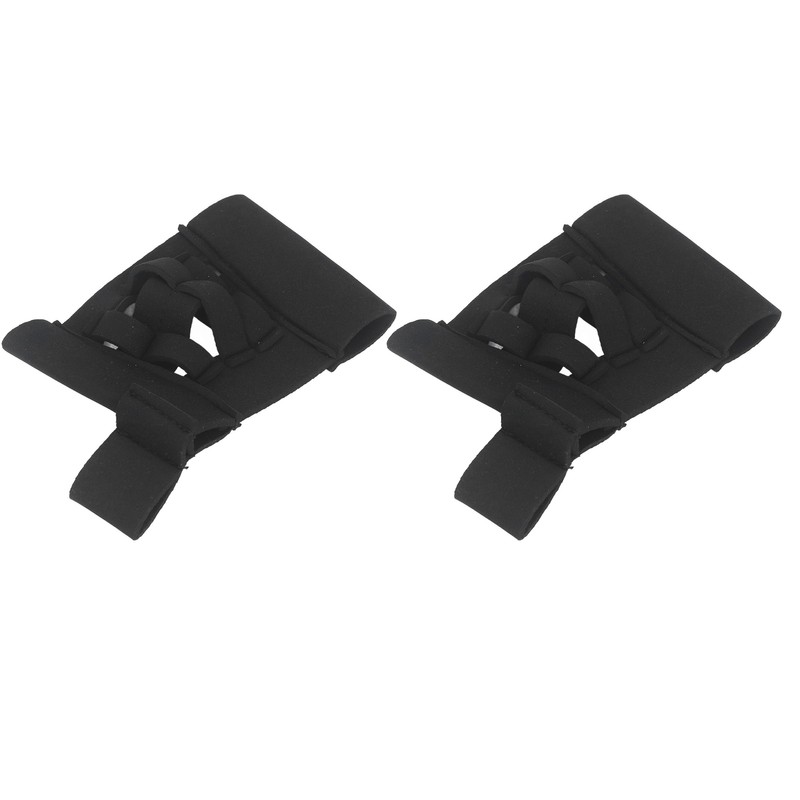 2Pcs Baseball Training Catching Glove Black Soft Comfortable Mini Baseball