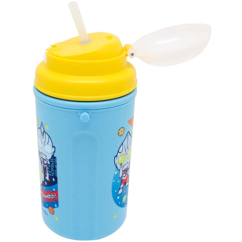 OSK SC-450S Ultra Heroes Water Bottle with Straw, 15.9 fl