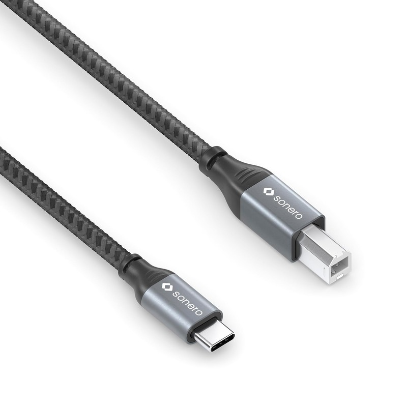 Sonero® USB 2.0 Kabel, Verbindungskabel, Druckerkabel, C-Stecker auf B-Stecker, 480
