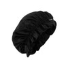 Shhh Silk Black Silk Sleep Bonnet