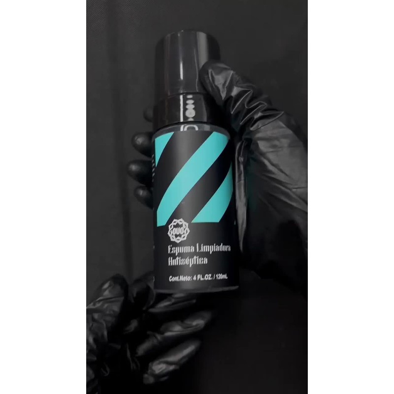 Espuma Limpiadora Cuidado De Tatuajes OUO LT00199 Tattoo Foam 120