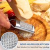 Zester Grater Parmesan Grater, Pack of 2 Stainless Steel Ginger