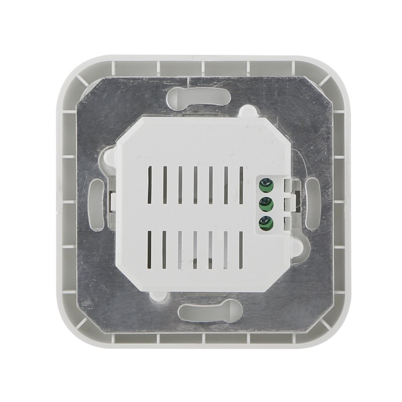 Huber Motion 180° Motion Detector, White, Recessed, Flush-Mounted, Energy-Efficient