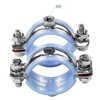 AKIHISA 32-34mm Range Split Ring Hanger,2 PCS Adjustable Wall Mount