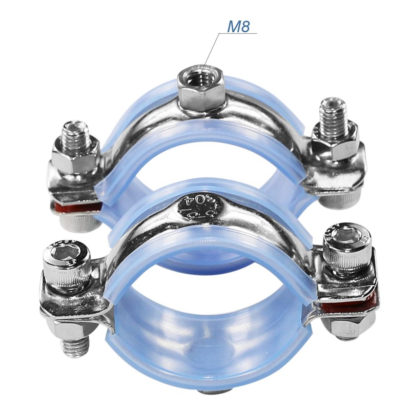 AKIHISA 32-34mm Range Split Ring Hanger,2 PCS Adjustable Wall Mount