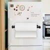 Magnetic & Adhesive Paper Towel Holder for Refrigerator Side, No