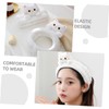 VICASKY Face Wash Headband for Women Elastic Cat Design Spa