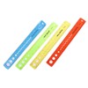 Blue 30cm Soft Flexible Ruler Multicolor Measure Straight Rulers Office