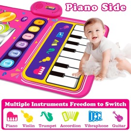 Toys for 1 Year Old Girl Gifts: Baby Musical Mat Toddler Age 1-2 - 3 in..