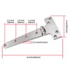 Laorde 316 Stainless Steel T Hinges Marine Grade 8'' x