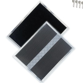 YUEERIO S99010308 Carbon Replacement Filter compatible with Broan QS WS BPSF30 GE: WB02X10707 NON-Ducted Range Hood Charcoal Filters 10.8" X 13.3" (2-Pack)