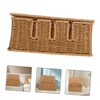 Alipis Imitation Rattan Organizer with Open Slots for Efficient Cable