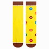 Odd Sox Peanut M&M Split Yellow Men's Crew Socks
