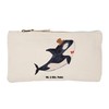Mr. & Mrs. Panda Orca Cylinder Make-Up Bag, White, Hand