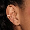 WOZNU Pack of 3 Ear Cuff for Women Fake Helix