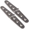 2 x Stainless Steel Hinges Long 152 x 30 mm