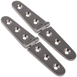 2 x Stainless Steel Hinges Long 152 x 30 mm Stainless Steel A4 Door Hinge Fitting Door Hinge