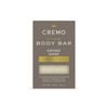 Cremo Exfoliating Body Bar for Men, Vintage Suede Scent, Multi-Layered