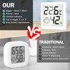Thermometer Hygrometer Indoor Set, 5 Pieces Mini Digital LCD Humidity
