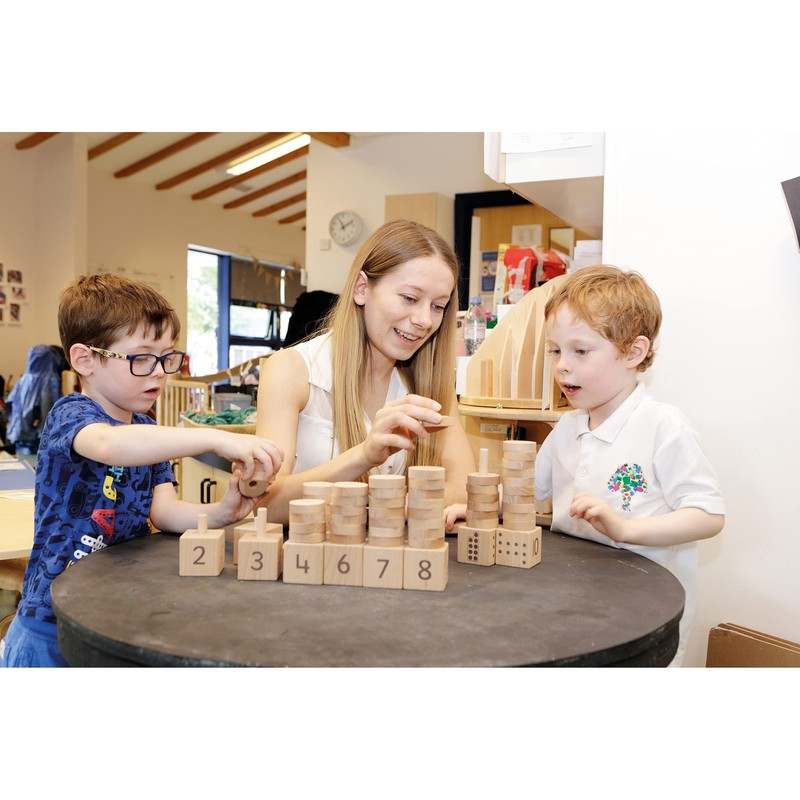 Yellow Door 1-10 Number Stacker - Count and Learn Through