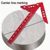 Limeow 1 Piece Centre Finder Centring Square Carpenter's Square Protractor