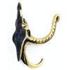 Castelion® Solid Brass Elephant Hat and Coat Hook